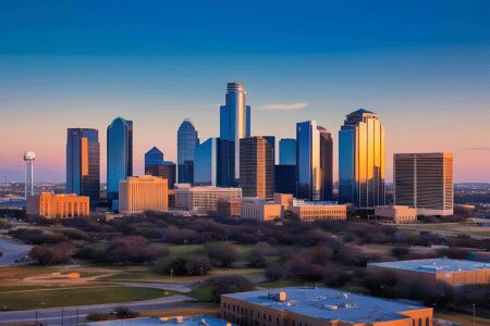 Downtown Dallas Skyline