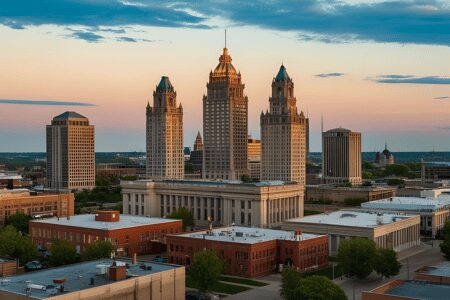 Downtown Des Moines Skyline