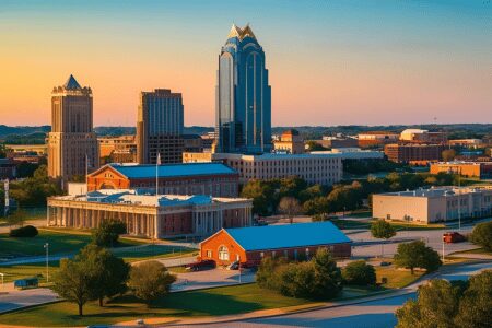 Fayetteville Arkansas Skyline